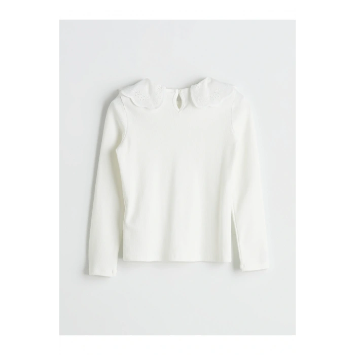 Bebe Yaka Kız Çocuk Tişört