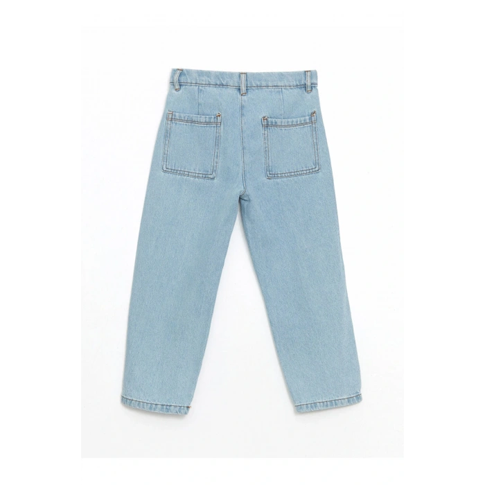 Beli Ayarlanabilir Cicekli Kiz Cocuk Jean Pantolon - S55140Z1