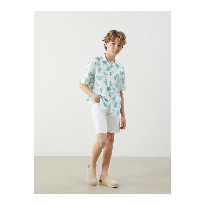 Beli Ayarlanabilir Lastikli Erkek Çocuk Jean Şort