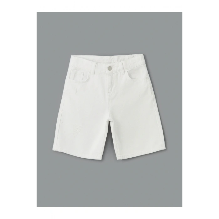 Beli Ayarlanabilir Lastikli Erkek Çocuk Jean Şort