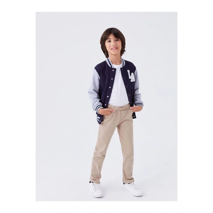 Beli Ayarlanabilir Lastikli Erkek Çocuk Pantolon