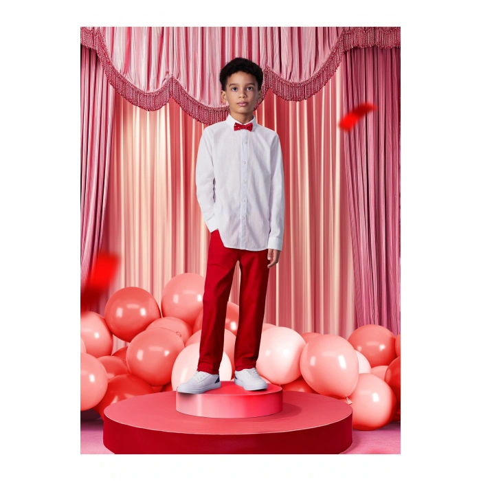 Beli Ayarlanabilir Lastikli Erkek Çocuk Pantolon