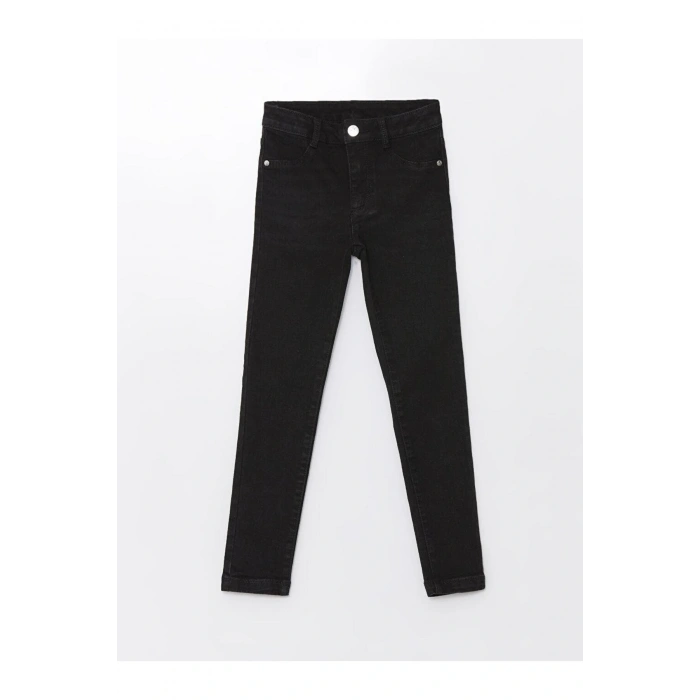 Beli Ayarlanabilir Lastikli Kız Çocuk Jean Pantolon