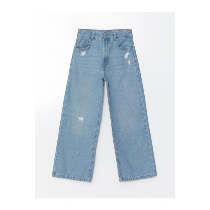 Beli Ayarlanabilir Lastikli Kız Çocuk Jean Pantolon