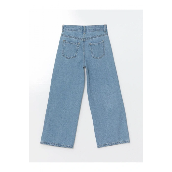 Beli Ayarlanabilir Lastikli Kız Çocuk Jean Pantolon