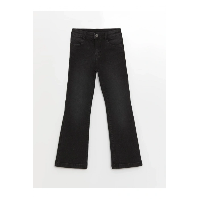 Beli Ayarlanabilir Lastikli Kız Çocuk Jean Pantolon