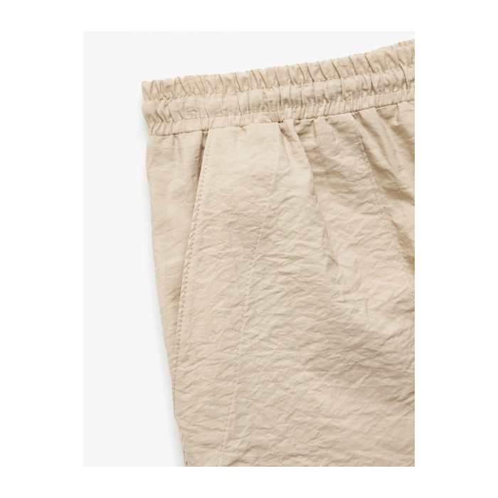 Beli Bağlamalı Cepli Balon Form Pantolon