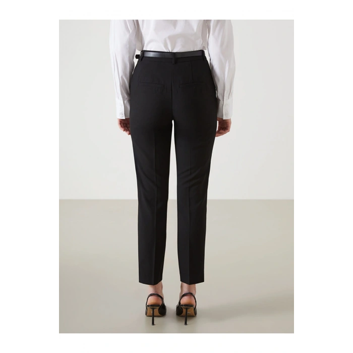 Beli Kemerli Havuc Kesim Kadin Pantolon - S5HG28Z8