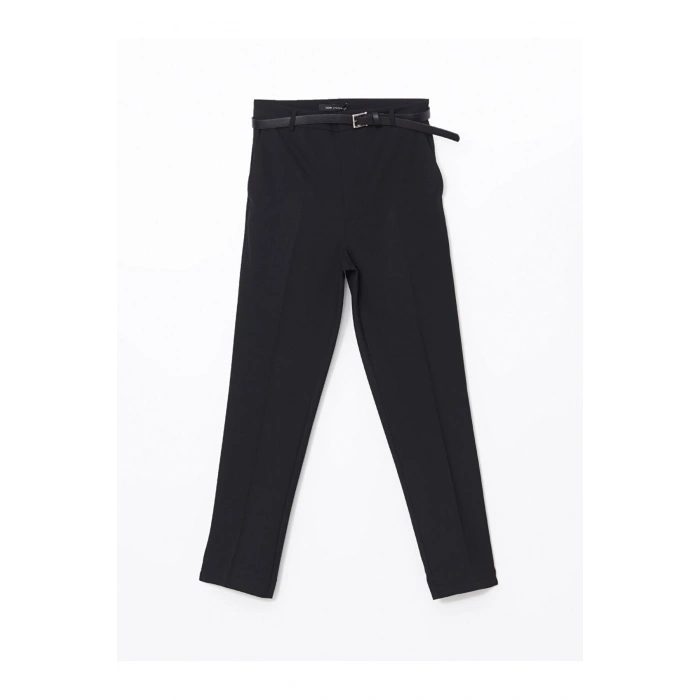 Beli Kemerli Havuc Kesim Kadin Pantolon - S5HG28Z8