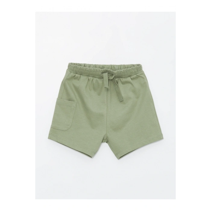 Beli Lastikli Basic Erkek Bebek Şort
