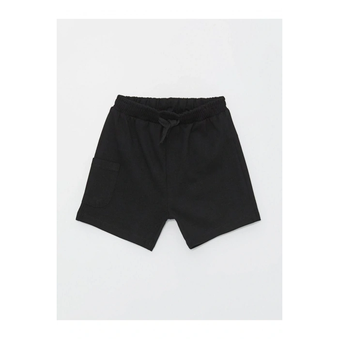 Beli Lastikli Basic Erkek Bebek Şort