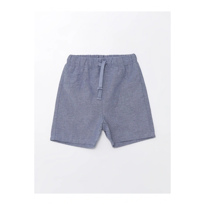 Beli Lastikli Basic Erkek Bebek Şort