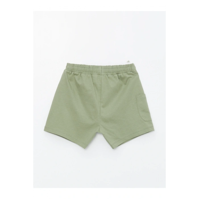 Beli Lastikli Basic Erkek Bebek Şort