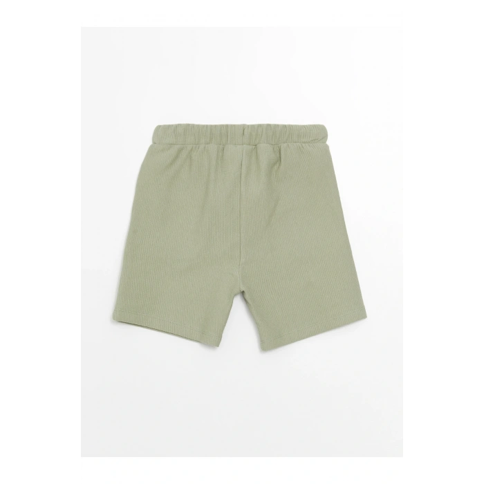 Beli Lastikli Basic Erkek Bebek Şort