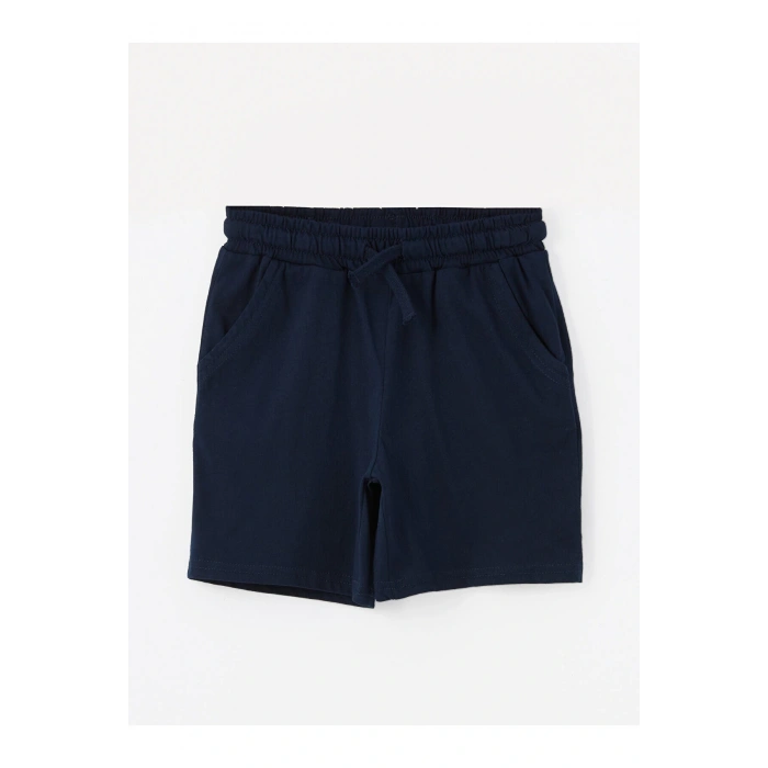 Beli Lastikli Basic Erkek Çocuk Şort