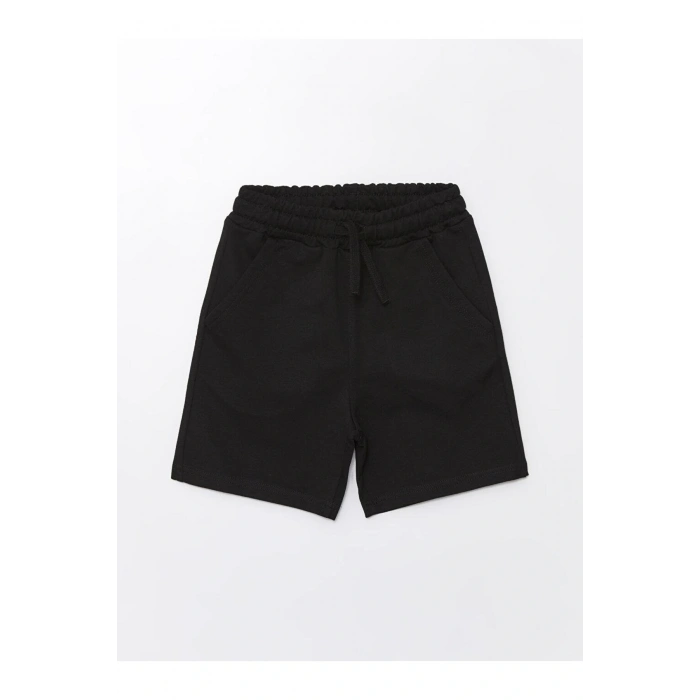 Beli Lastikli Basic Erkek Çocuk Şort