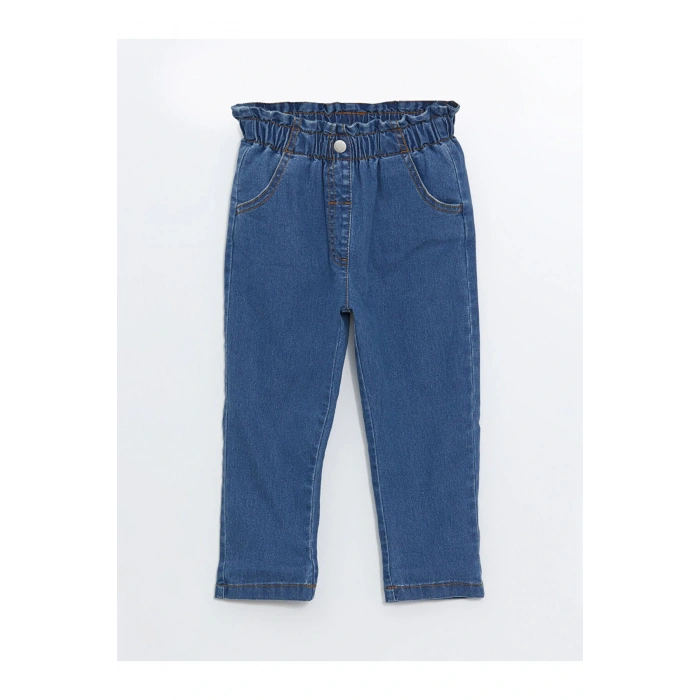 Beli Lastikli Basic Kiz Bebek Jean Pantolon - W4CJ68Z1