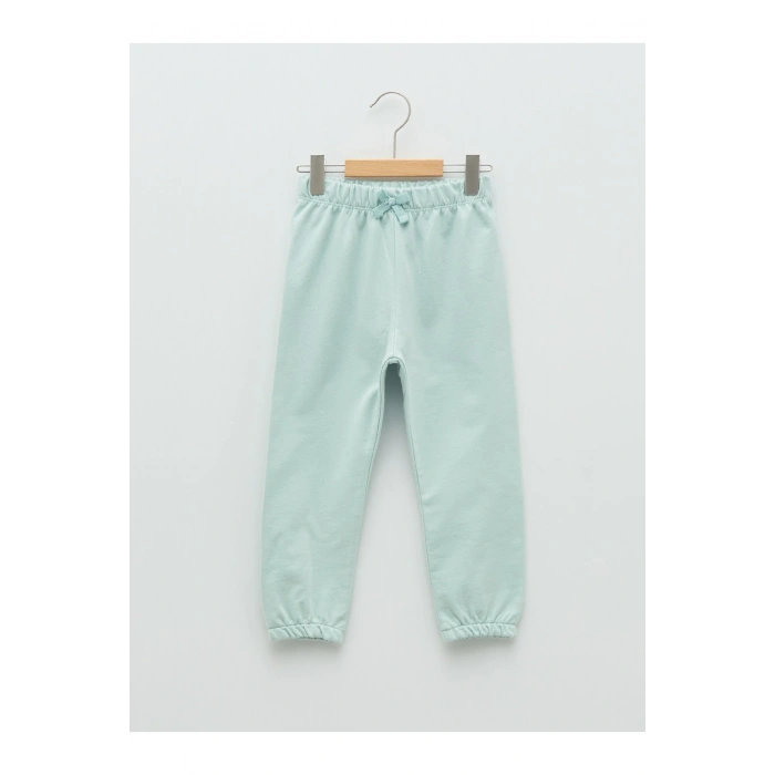 Beli Lastikli Basic Kız Bebek Jogger Eşofman Alt