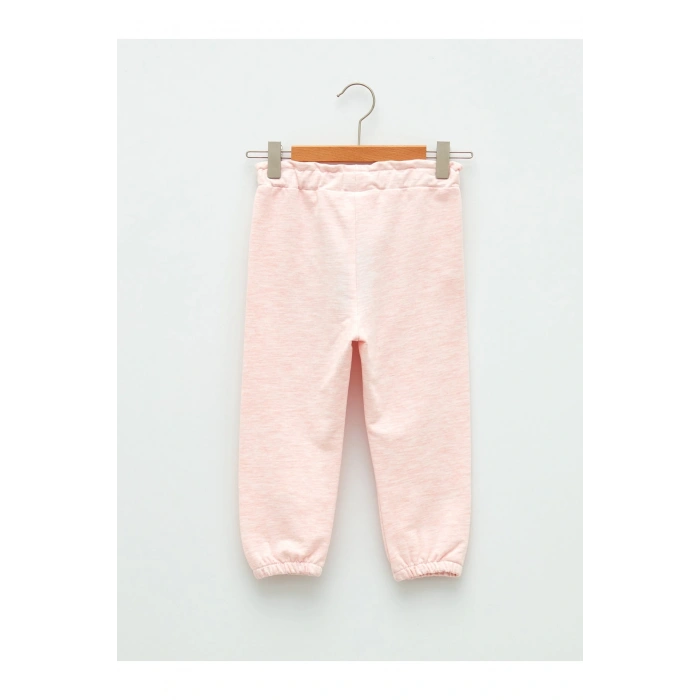 Beli Lastikli Basic Kız Bebek Jogger Eşofman Alt