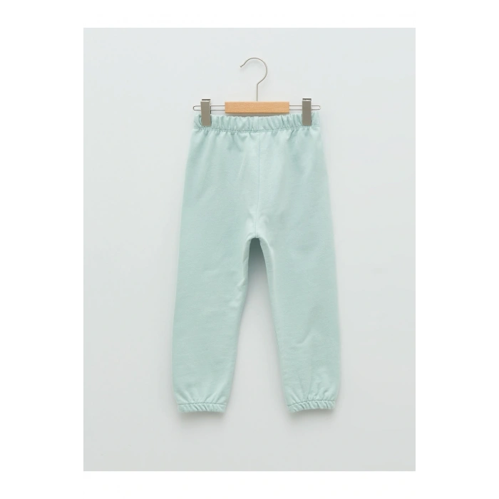 Beli Lastikli Basic Kız Bebek Jogger Eşofman Alt
