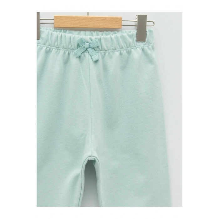 Beli Lastikli Basic Kız Bebek Jogger Eşofman Alt