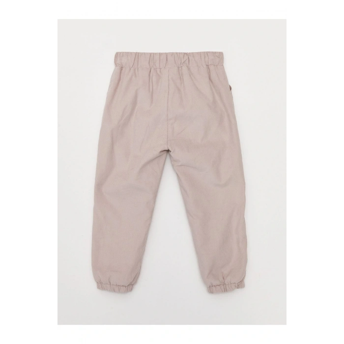Beli Lastikli Basic Kız Bebek Jogger Pantolon