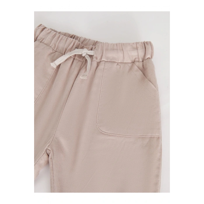 Beli Lastikli Basic Kız Bebek Jogger Pantolon