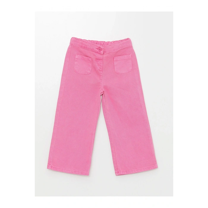 Beli Lastikli Basic Kız Bebek Pantolon