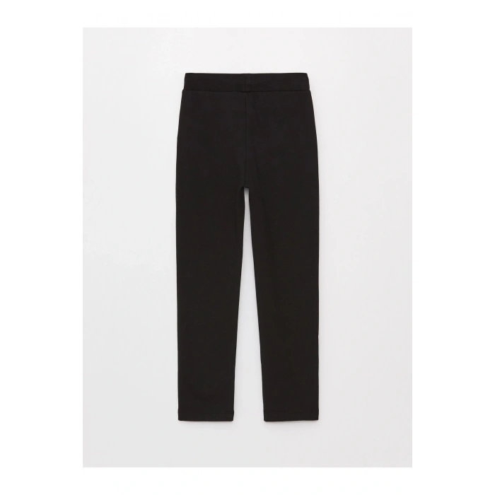 Beli Lastikli Basic Kız Çocuk Eşofman Altı