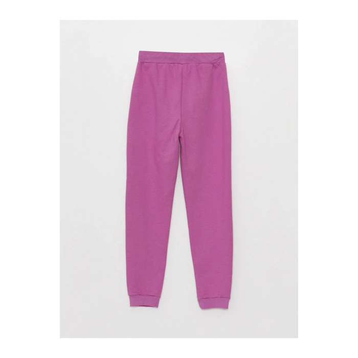 Beli Lastikli Basic Kız Çocuk Jogger Eşofman Altı