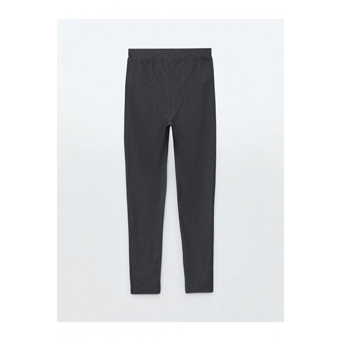 Beli Lastikli Basic Kız Çocuk Tayt