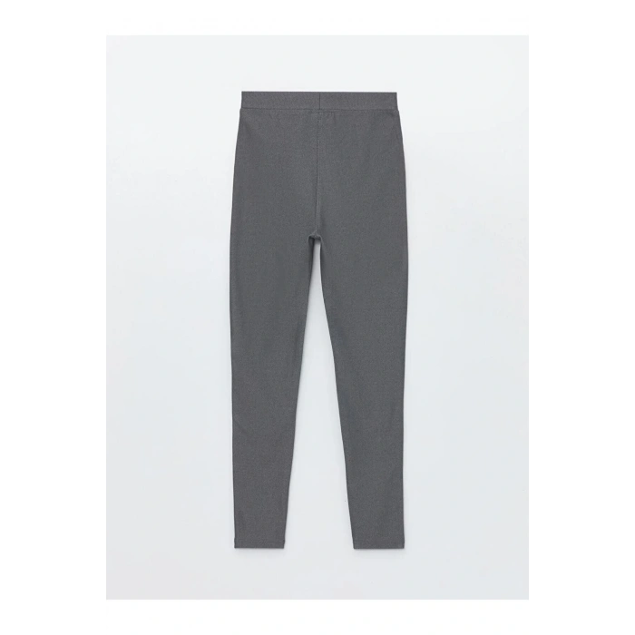 Beli Lastikli Basic Kız Çocuk Tayt