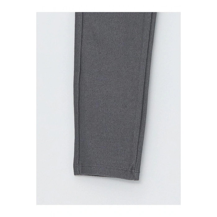 Beli Lastikli Basic Kız Çocuk Tayt