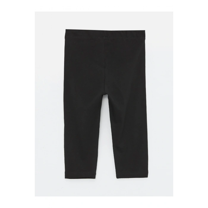 Beli Lastikli Basic Kız Çocuk Tayt