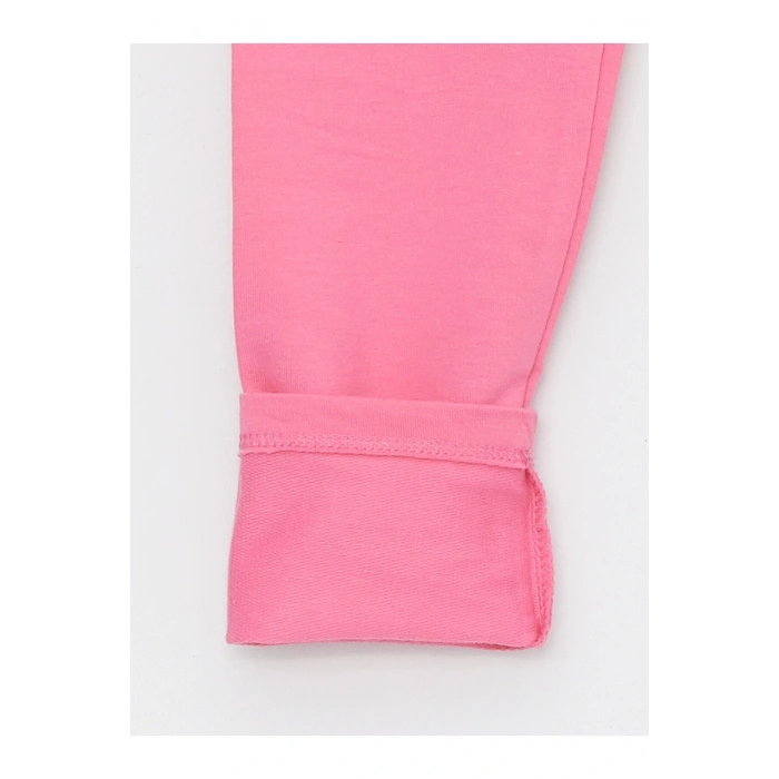 Beli Lastikli Basic Kız Çocuk Tayt