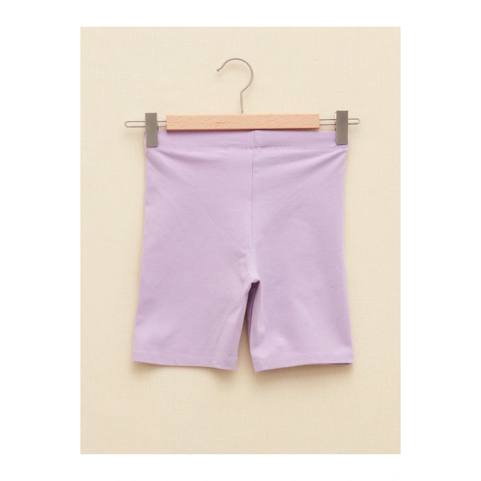 Beli Lastikli Basic Pamuklu Kız Çocuk Tayt