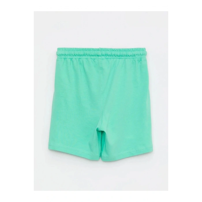 Beli Lastikli Baskılı Erkek Çocuk Şort