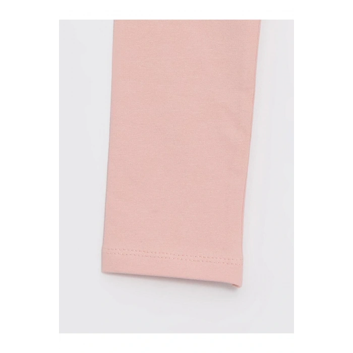 Beli Lastikli Baskılı Kız Bebek Tayt (W4)