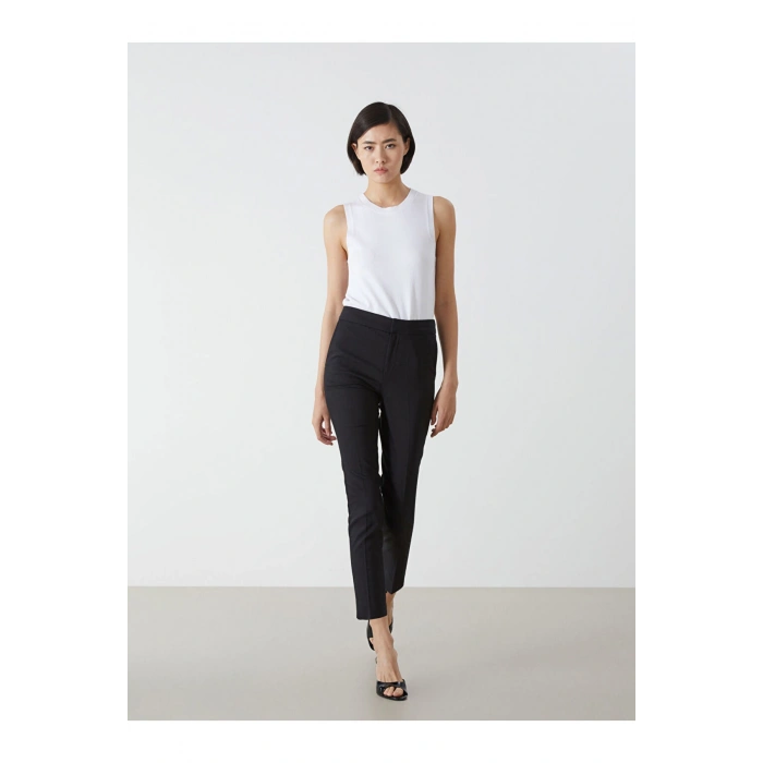 Beli Lastikli Dar Fit Kadın Pantolon