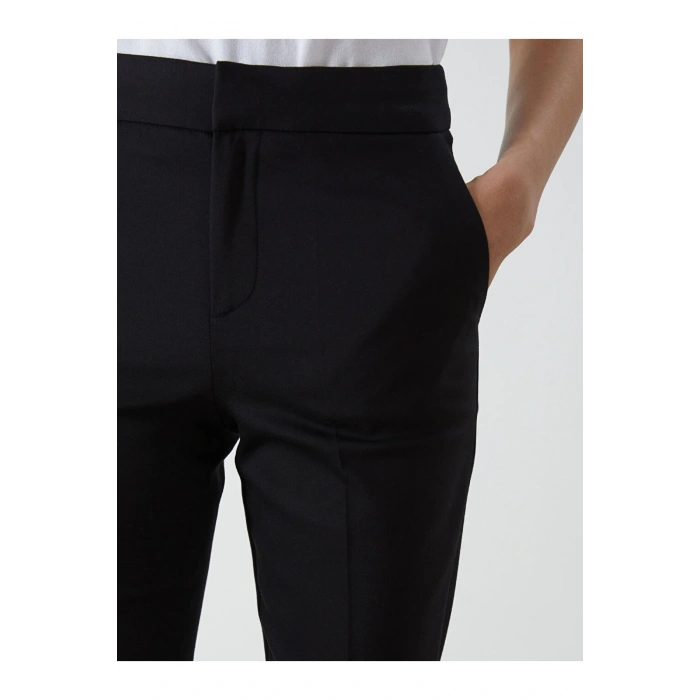 Beli Lastikli Dar Fit Kadın Pantolon