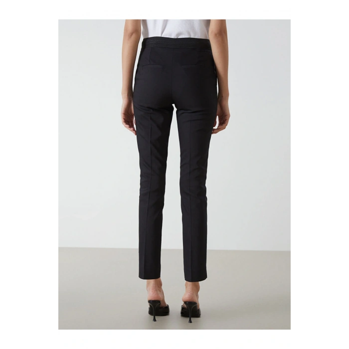 Beli Lastikli Dar Fit Kadın Pantolon