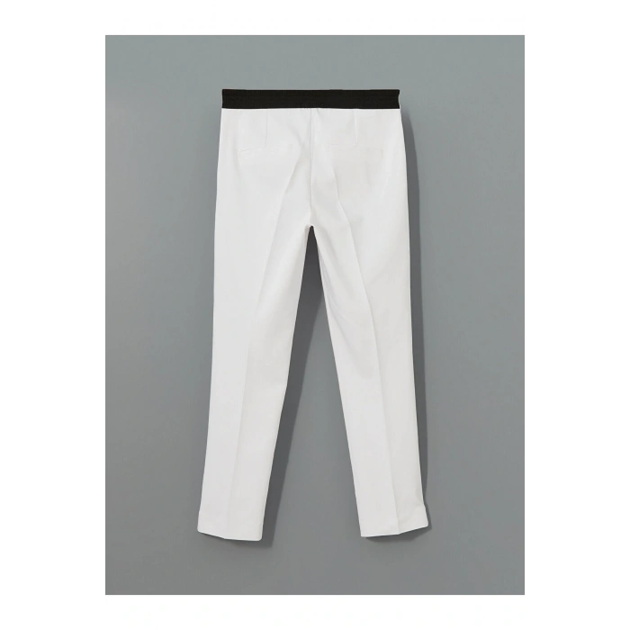 Beli Lastikli Dar Fit Kadın Pantolon