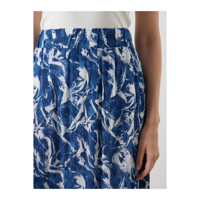 Beli Lastikli Desenli A Kesim Etek