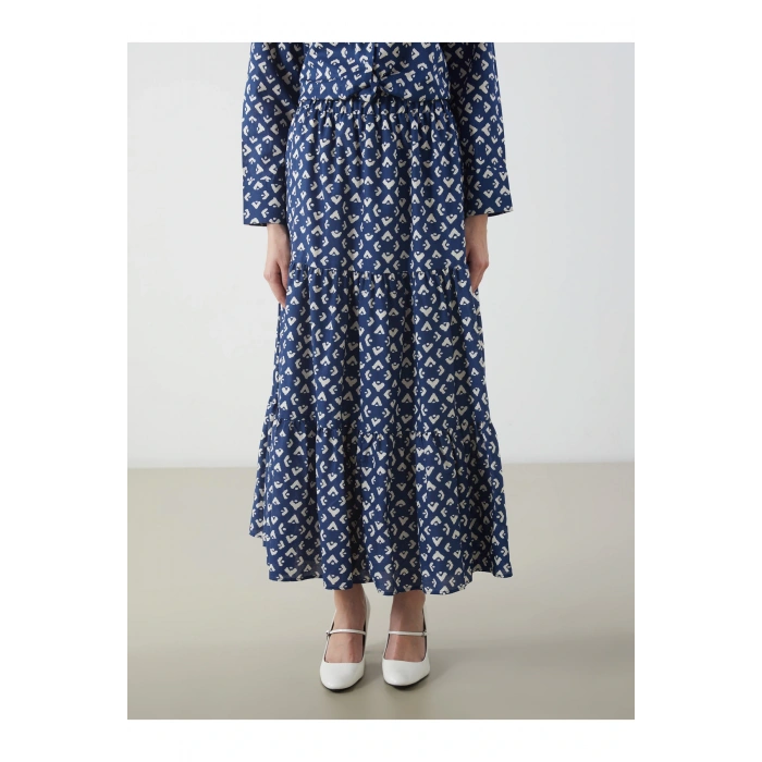 Beli Lastikli Desenli Katkat Etek