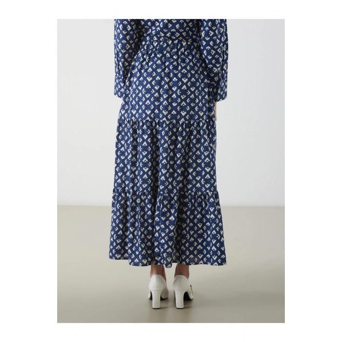 Beli Lastikli Desenli Katkat Etek