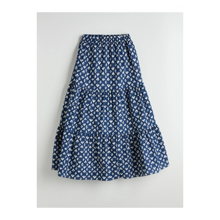 Beli Lastikli Desenli Katkat Etek