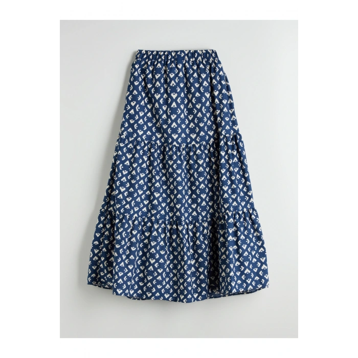 Beli Lastikli Desenli Katkat Etek