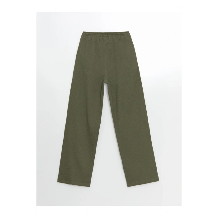 Beli Lastikli Dokulu Kadın Pantolon