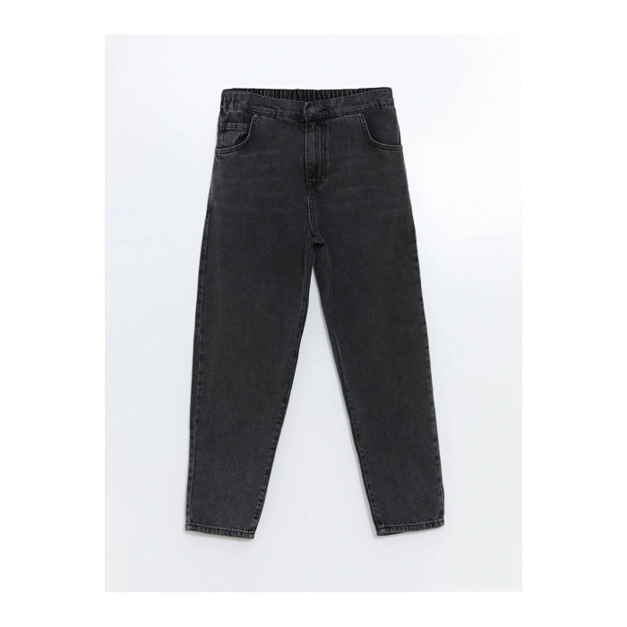 Beli Lastikli Erkek Cocuk Jean Pantolon - W4CR40Z4