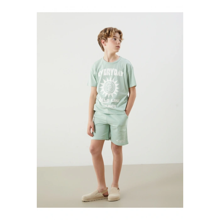 Beli Lastikli Erkek Çocuk Şort